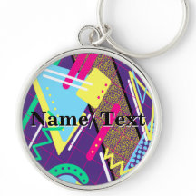 90s Patroon, Retro Vibes Kleurrijk