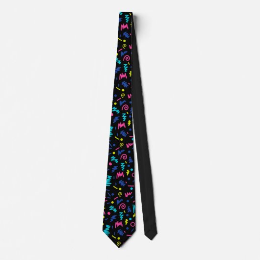 90s Pattern Tie Stropdas (Voorkant)