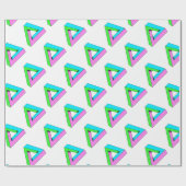 90s pop art design cadeaupapier (Vlak)