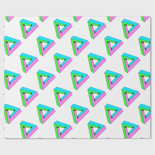 90s pop art design cadeaupapier (Vlak)