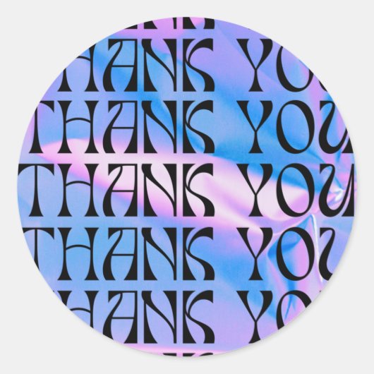 90s Psychedelic Pop Media Insert Ronde Sticker (Voorkant)