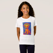 90s Puppy Art! T-shirt (Voorkant volledig)