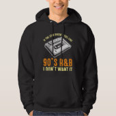 90s R&B Music Cassette Nineties liedjes Lover Hoodie (Voorkant)
