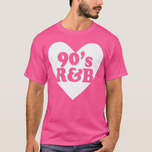 90's RB Love Heart RNB Muziek T-shirt