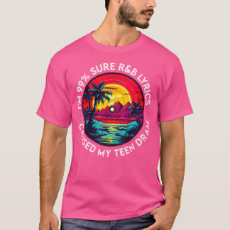 90's RB Muziek Voor Mannen Vrouwen Meisje RNB Love T-shirt