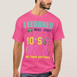 90's RB Muziek Voor Mannen Vrouwen Meisje RNB Love T-shirt