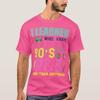 90's RB Muziek Voor Mannen Vrouwen Meisje RNB Love T-shirt