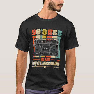 90s RB-muziek voor mannen vrouwen meisje RnB lover T-shirt