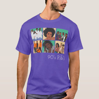 90s RBee voor muziekliefhebbers met Face RB retro  T-shirt