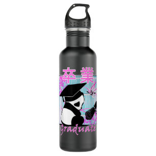 90s Retro Anime Afstuderen Ideeën Panda Japanse Ka Waterfles