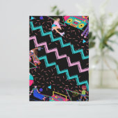 90s Retro  Bedankkaart (Staand voorkant)