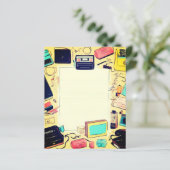 90's Retro Briefhoofd (Staand voorkant)