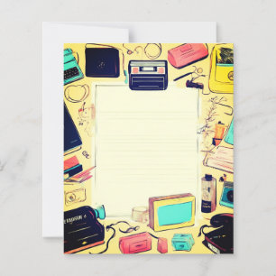 90's Retro Briefhoofd