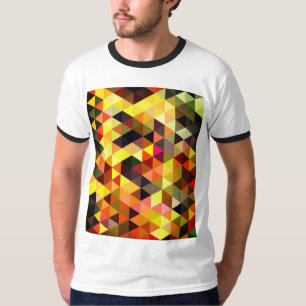 90's Retro Colorful Pattern T-shirt