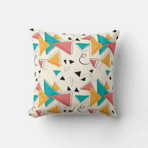 90s Retro Geometrische Worp Kussen