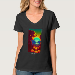 90's Retro Japanse dampgolf otaku esthetisch 4 T-shirt