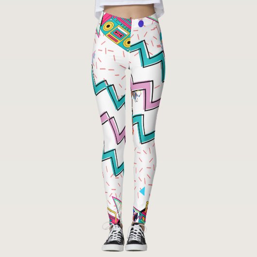90s Retro Leggings (Voorkant)