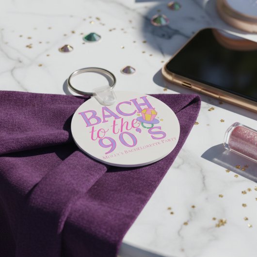 90s Retro Meisjesuitje Sleutelhanger