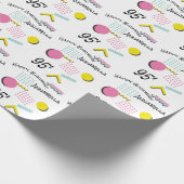 90s Retro Memphis Pattern Cadeaupapier (Hoek)