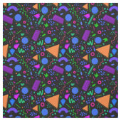 90s Retro Pattern Fabric Stof (Swatch)