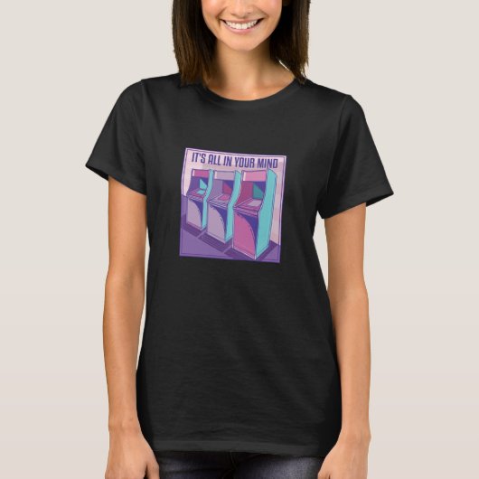 90s Retro Player-Vaporgolf 80s Arcade Machine Vint T-shirt (Voorkant)