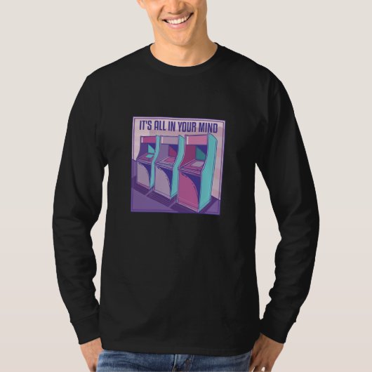 90s Retro Player Vaporwave 80s Arcade Machine Vint T-shirt (Voorkant)