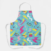 90s Retro Pop Art Pattern Schort (Voorkant)