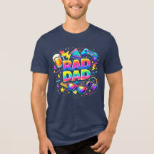 90s Retro Rad Dad Father's Day T-Shirt – Colorful