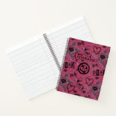 90s Retro Roze Girly Punk Notitieboek (Binnen)
