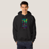 90's Retro Synthwave Japanese Vaporwave Otaku Aest Hoodie (Voorkant volledig)