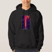 90's Retro Synthwave Japanese Vaporwave Otaku Aest Hoodie (Voorkant)