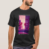 90's Retro Synthwave Japanese Vaporwave Otaku Aest T-shirt (Voorkant)
