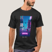 90's Retro Synthwave Japanese Vaporwave Otaku Aest T-shirt (Voorkant)