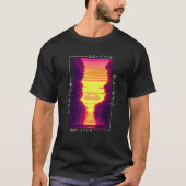 90's Retro Synthwave Japanese Vaporwave Otaku Aest T-shirt (Voorkant)