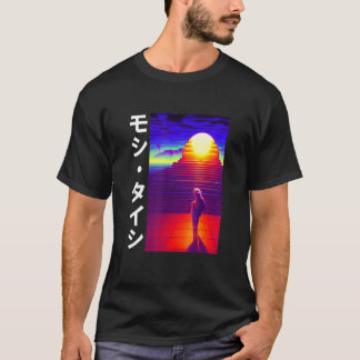 90's Retro Synthwave Japanese Vaporwave Otaku Aest T-shirt