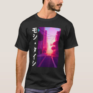 90's Retro Synthwave Japanse Vaporwave Art Otaku T-shirt