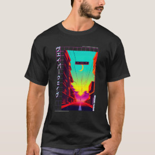 90's Retro Synthwave Japanse Vaporwave Otaku Aest T-shirt