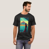 90's Retro Synthwave Japanse Vaporwave Otaku Aest T-shirt (Voorkant volledig)
