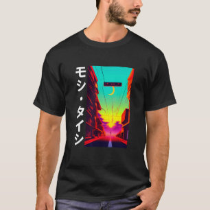 90's Retro Synthwave Japanse Vaporwave Otaku Aest T-shirt