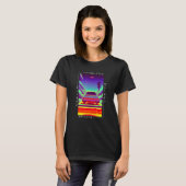 90's Retro Synthwave Japanse Vaporwave Otaku Aest T-shirt (Voorkant volledig)