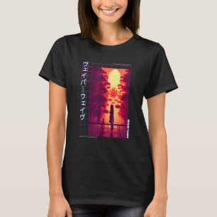 90's Retro Synthwave Japanse Vaporwave Otaku Aest T-shirt