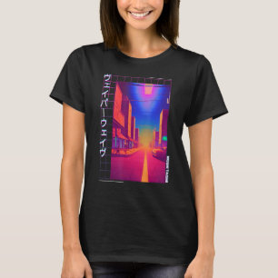 90's Retro Synthwave Japanse Vaporwave Otaku Aest T-shirt