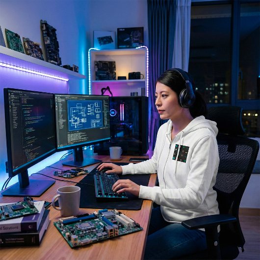 90s Retro Tech and Web Icon Pattern Hoodie