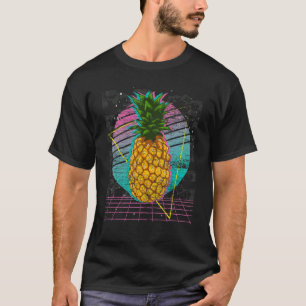 90s Retro Vaporwave Tropische Zomer Exotisch Fruit T-shirt