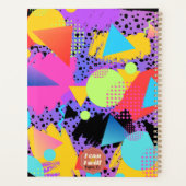 90s Retro Week- en Maandplanner – Kleurrijk Ge Planner (Achterkant)