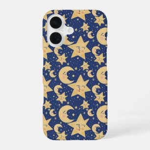 90s retro Whimsy Goth Hemels  iPhone 16 Hoesje