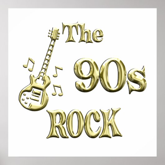 90s ROCK Poster (Voorkant)