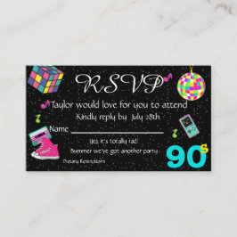 90's RSVP, Terug naar de 90's, Any Age, Visitekaartje
