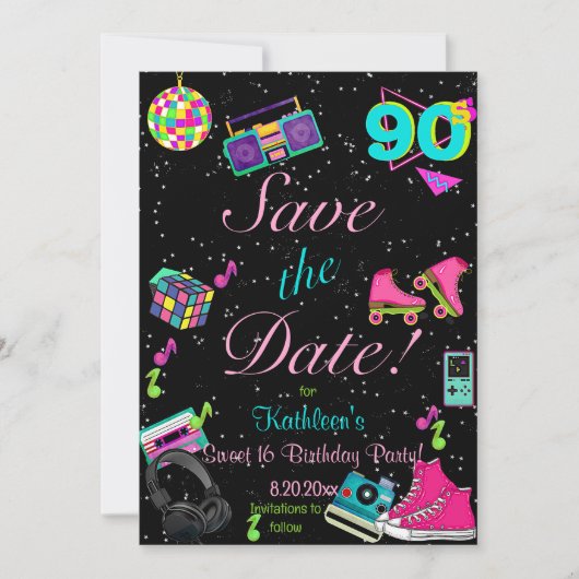 90's Save the Date, Terug naar de jaren '90, Any A Date (Voorkant)