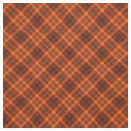 90s schuine geruite fijne herfstpatroon oranje gru stof